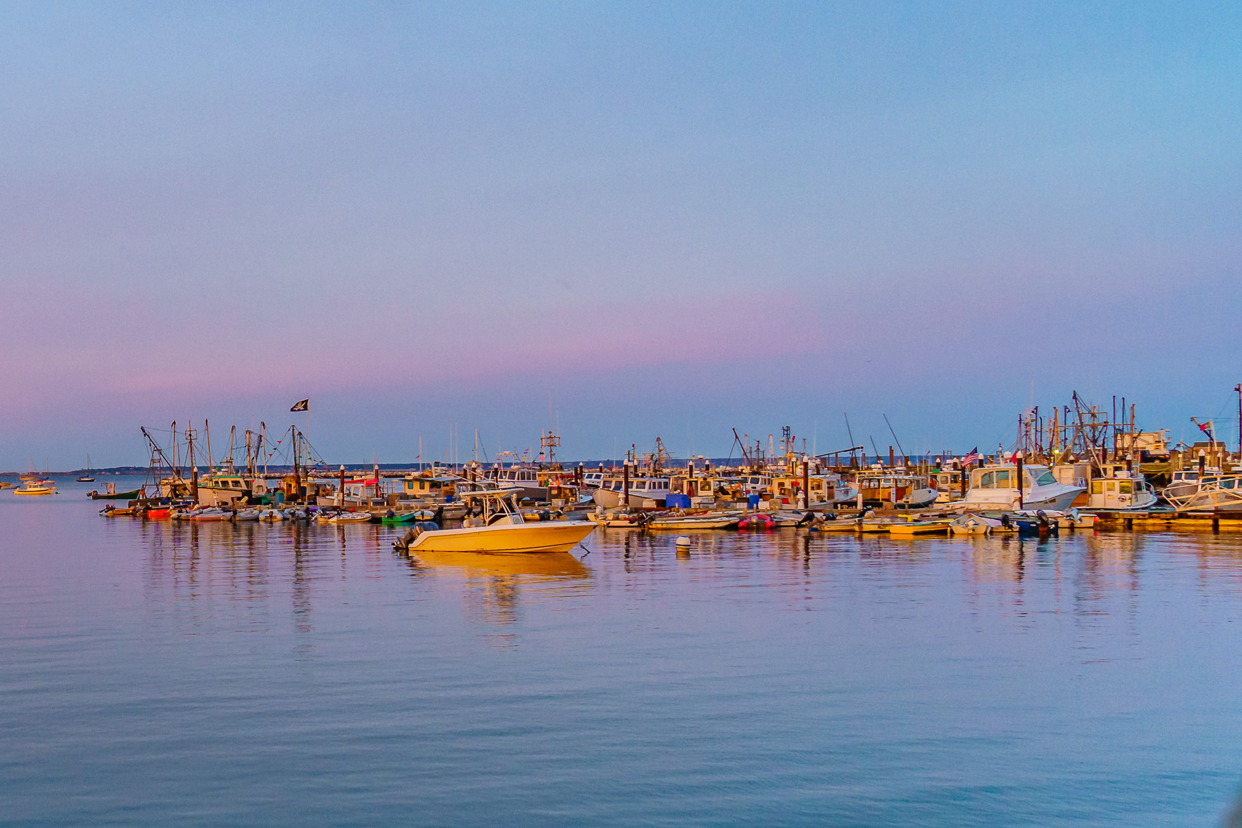 Boats at Sunset scaled