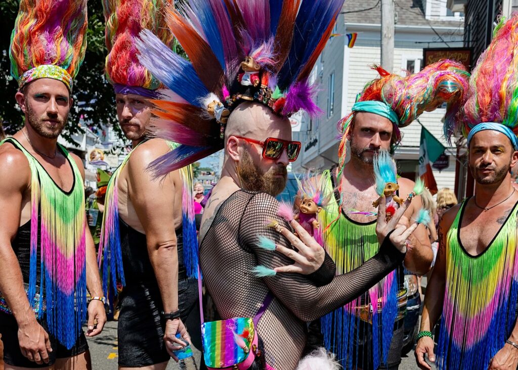 costumes at Carnival in provincetown