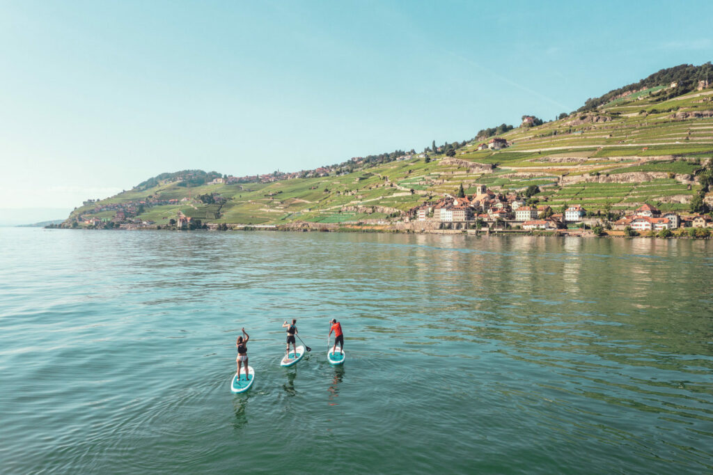 Montreux Riviera Stand Up Paddle Switzerland Tourism Dominik Baur