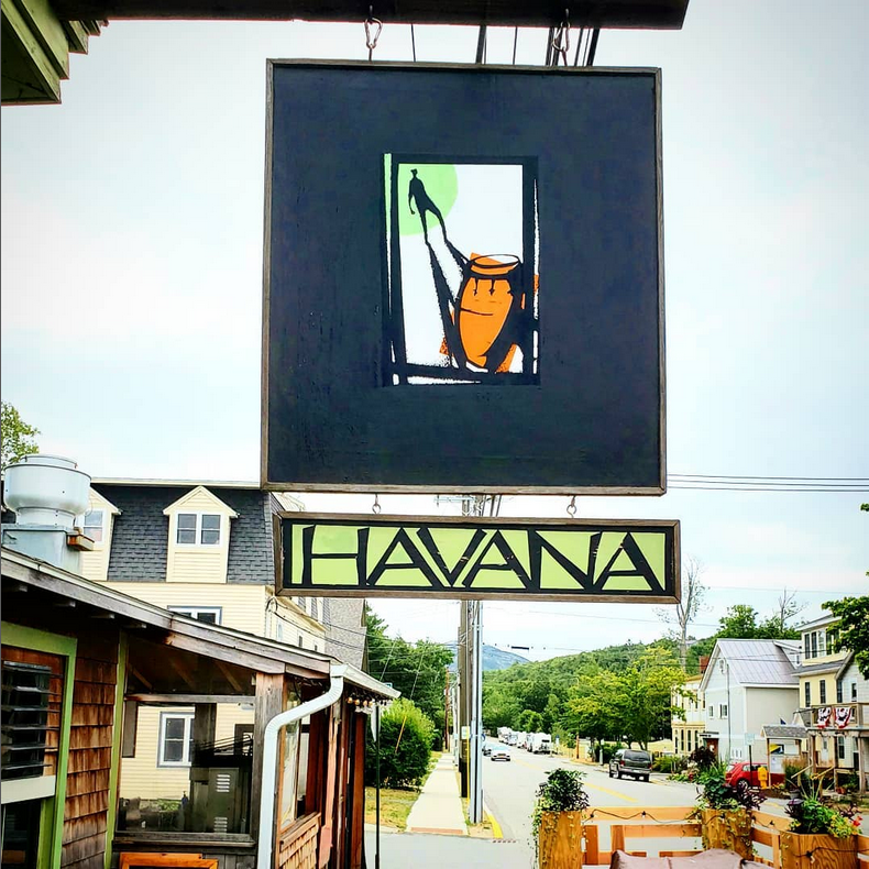 0 Havana sign in Bar Harbor, Maine